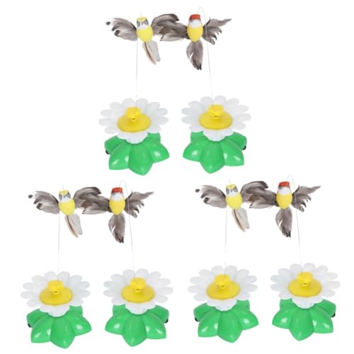 DOITOOL 3sets Kreative Spielzeuge Lustige Haustier Katze Necken Spielzeug Elektronische Katze Spielzeug Soaring Vogel 2 Stücke * 3 von DOITOOL