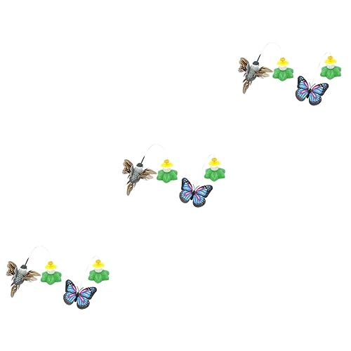 DOITOOL 6 STK Spielzeug Hund interaktive Katze Interaktives Streichelstock für Haustiere Katze unterhaltsamer Stick elektronisch Hauskatze Strümpfe Katzen-Teaser rotieren künstlicher Vogel DOITOOL 6 STK Spielzeug Hund interaktive Katze Interaktives Streichelstock für Haustiere Katze unterhaltsamer Stick elektronisch Hauskatze Strümpfe Katzen-Teaser rotieren künstlicher Vogel von DOITOOL