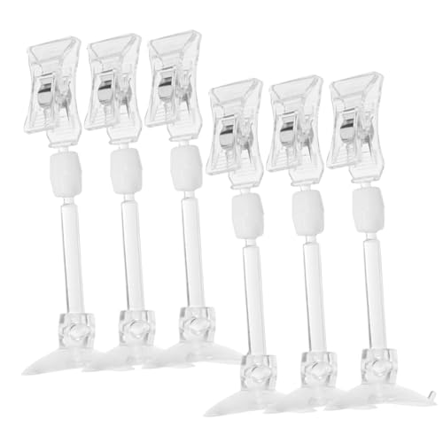 DOITOOL 6st Aquarium Clip Gemüseclips Aquarium-Clip Fütterungswerkzeug Gemüseklammer Kunststoffclip Für Aquarium Aquarium-saugnapf-Clip Futterklammer Plastik Magnetclip DOITOOL 6st Aquarium Clip Gemüseclips Aquarium-Clip Fütterungswerkzeug Gemüseklammer Kunststoffclip Für Aquarium Aquarium-saugnapf-Clip Futterklammer Plastik Magnetclip von DOITOOL