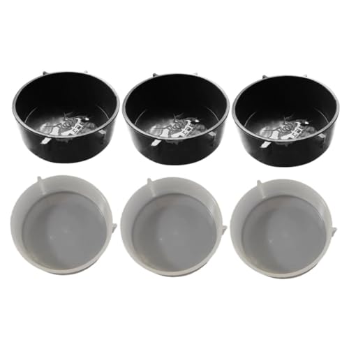 DOITOOL Reptilien-wasserschale Futternapf-Set 6-teilig Reptilien-futternäpfe für Kleintiere Eidechsen Spinnen Einfach von DOITOOL