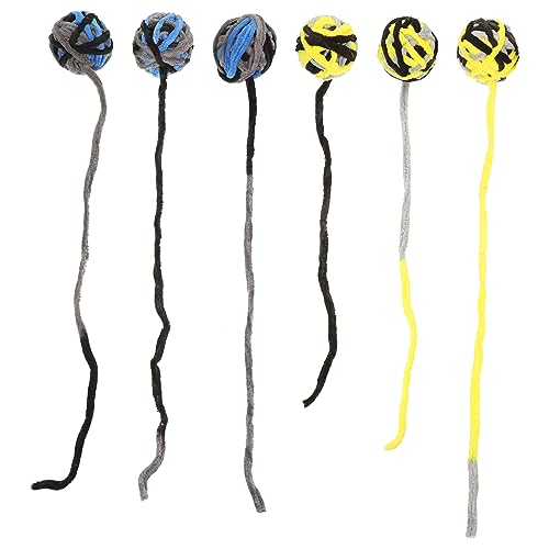 DOITOOL 6st Katze Spielt Bälle Kauspielzeug Für Katzen Trainingsball Für Katzen Kratzbälle Für Katzen Kätzchen-spielzeugball Kätzchen-pom-poms-Ball Kätzchen Kratzbaum Plüsch Haushalt DOITOOL 6st Katze Spielt Bälle Kauspielzeug Für Katzen Trainingsball Für Katzen Kratzbälle Für Katzen Kätzchen-spielzeugball Kätzchen-pom-poms-Ball Kätzchen Kratzbaum Plüsch Haushalt von DOITOOL