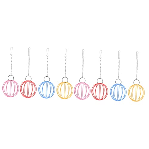 DOITOOL 8-teiliges Hamster-futterspielzeug-Set Futterspender für Tiere Sicher Bunte Auswahl für Hamster von DOITOOL
