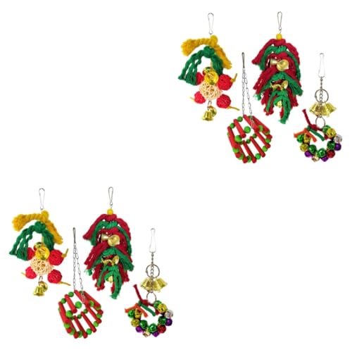 DOITOOL 2 Sets Papageienspielzeug-Set Vogelkauspielzeug Für Vögel Spielzeug Für Papageien Beissspielzeug Papageienkauspielzeug 4 Stück * 2 DOITOOL 2 Sets Papageienspielzeug-Set Vogelkauspielzeug Für Vögel Spielzeug Für Papageien Beissspielzeug Papageienkauspielzeug 4 Stück * 2 von DOITOOL