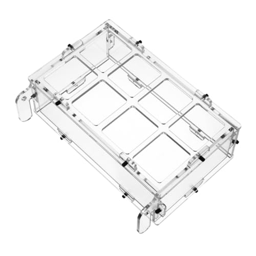 DOITOOL Papagei Futtersuche Feeder Stabile Acryl Bord 8 Slot Vogel Feeder Lebensmittel Feeder für Käfig von DOITOOL