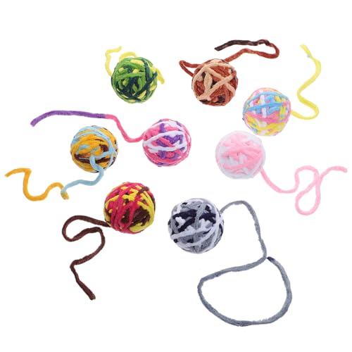 DOITOOL 8St Katze Wolle Ball Spielzeug Fisch Katzenminze Spielzeug Katzen Katzenball-Spielzeug Spielzeuge Kätzchen-Ball-Spielzeug Katzenspielzeug aus Wollgarn beissen Wollknäuel Pet-Ball DOITOOL 8St Katze Wolle Ball Spielzeug Fisch Katzenminze Spielzeug Katzen Katzenball-Spielzeug Spielzeuge Kätzchen-Ball-Spielzeug Katzenspielzeug aus Wollgarn beissen Wollknäuel Pet-Ball von DOITOOL