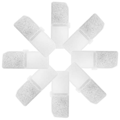 DOITOOL Wasserspender-Element-Set für Katzen 8-teilig Quadratisch Ersatz für Haustierbrunnen Sauberes Trinkwasser DOITOOL Wasserspender-Element-Set für Katzen 8-teilig Quadratisch Ersatz für Haustierbrunnen Sauberes Trinkwasser von DOITOOL