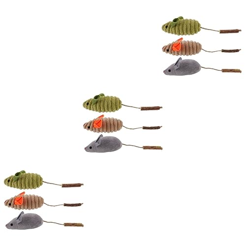 DOITOOL 3sets Interaktives Spielzeug Kätzchen Spielzeug Für Katzen Katzenspielzeug Mäuse Katzenspielzeug 3pcs * 3 DOITOOL 3sets Interaktives Spielzeug Kätzchen Spielzeug Für Katzen Katzenspielzeug Mäuse Katzenspielzeug 3pcs * 3 von DOITOOL