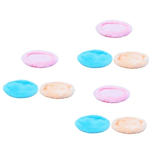 DOITOOL 3sets Haustier Hamster Bett Weiche Warme Kissen Pad Runde Form Für Haustier Entspannung 3 Stücke * 3 von DOITOOL