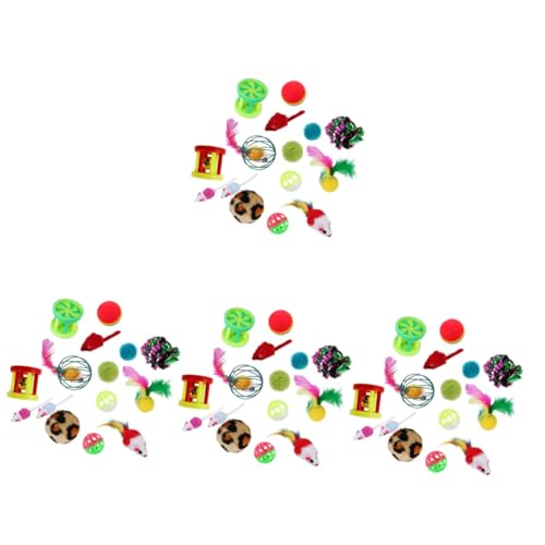 DOITOOL 96 STK Katzenspielzeug Plüsch Hauskatze Kauen DOITOOL 96 STK Katzenspielzeug Plüsch Hauskatze Kauen von DOITOOL