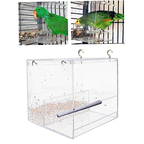 DOITOOL Automatisch Futterspender Für Vogelkäfige Fenster-vogelhäuschen Vogelfutterstation Sittich-Futter Vogelhäuschen Für Draußen Saugvogelfutterhaus Haustier Wildvogel DOITOOL Automatisch Futterspender Für Vogelkäfige Fenster-vogelhäuschen Vogelfutterstation Sittich-Futter Vogelhäuschen Für Draußen Saugvogelfutterhaus Haustier Wildvogel von DOITOOL