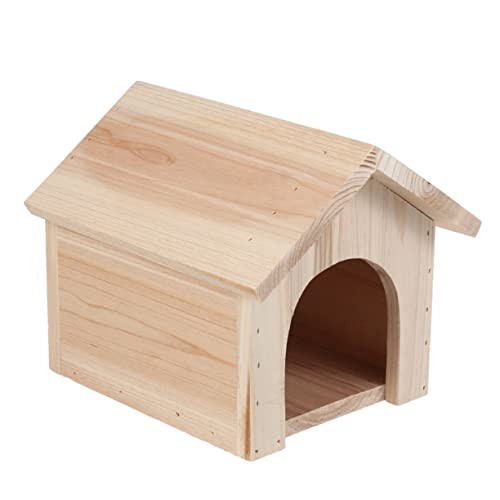 DOITOOL Dreieckiges Hitzebeständiges Haustiernest Aus Holz Für Eichhörnchen 19 X 18 X 17 cm Aus Kiefernholz Leicht Zugänglicher Deckel DOITOOL Dreieckiges Hitzebeständiges Haustiernest Aus Holz Für Eichhörnchen 19 X 18 X 17 cm Aus Kiefernholz Leicht Zugänglicher Deckel von DOITOOL