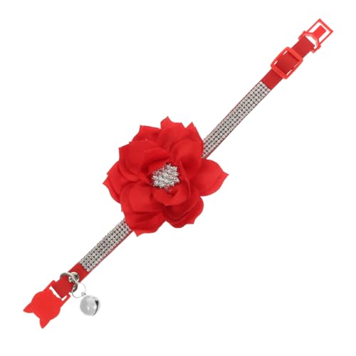 DOITOOL Bling Welpenhalsband Hundehalsband Für Hündinnen Katzenhalskette Haustier Abriebfestes Katzenhalsband Hautfreundliches Haustierhalsband Großes Hundehalsband Binden Samt Mode von DOITOOL