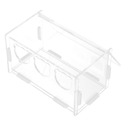 DOITOOL Acryl-Hamster-futterbox Hühnerfutternapf Vielseitiger Futterspender Für Vögel Hühner Und Papageien DOITOOL Acryl-Hamster-futterbox Hühnerfutternapf Vielseitiger Futterspender Für Vögel Hühner Und Papageien von DOITOOL