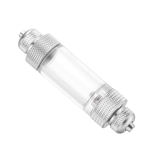 DOITOOL Aquariumzubehör Diffusor CO2-Blasenzähler zähler für co2 Non-Return-Zähler Aluminiumlegierung Ausrüstung Generator Zylinder von DOITOOL