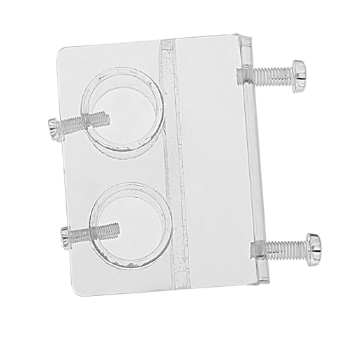 DOITOOL Clip für Wasserrohre Befestigungsklemme für Aquarien Aquarium Schlauch klemmbausteine Rohrschelle für Aquarien Rohrhalter für Aquarien Acryl Sicherungsclip Zubehör von DOITOOL