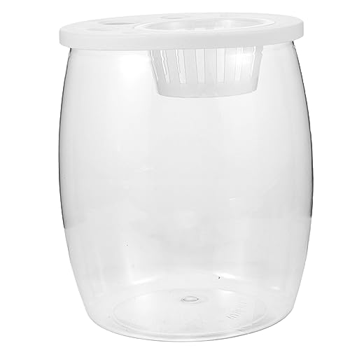 DOITOOL Tragbares Fischglas-Aquarium Wiederverwendbares Kunststoff-Aquarium Für Die Fischzucht Auf Dem Schreibtisch Aquarium-Dekoration DOITOOL Tragbares Fischglas-Aquarium Wiederverwendbares Kunststoff-Aquarium Für Die Fischzucht Auf Dem Schreibtisch Aquarium-Dekoration von DOITOOL