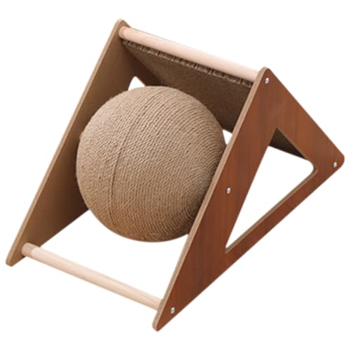 DOITOOL Dreieckiger Kratzbaum Für Katzen Kratzball Für Katzen Interaktives Katzenspielzeug Katzenballspielzeug Bodenkratzer Für Kätzchen Haushalt Katzenzubehör Wellpapier DOITOOL Dreieckiger Kratzbaum Für Katzen Kratzball Für Katzen Interaktives Katzenspielzeug Katzenballspielzeug Bodenkratzer Für Kätzchen Haushalt Katzenzubehör Wellpapier von DOITOOL