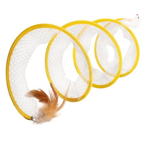 DOITOOL Gefalteter Katzentunnel in S-Form Übungsspielzeug Für Katzen Und Kätzchen Für Endlosen Spaß DOITOOL Gefalteter Katzentunnel in S-Form Übungsspielzeug Für Katzen Und Kätzchen Für Endlosen Spaß von DOITOOL