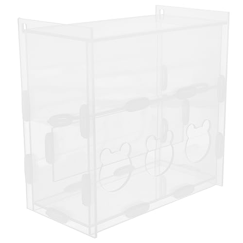 DOITOOL Hühnerfutterspender Aus Acryl Futternapf Für Hühner Automatisches Fütterungswerkzeug Platzsparendes Design Leicht Zu Reinigen von DOITOOL