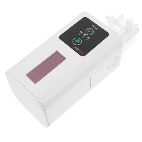 DOITOOL Fischfütterungsversorgung Elektrischer Futterspender für Aquarien Intelligente Zeitplanung und Reisefreundliches Design von DOITOOL