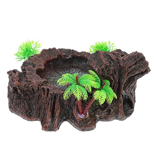 DOITOOL Reptil Schildkröte Fütterung Gericht Harz Wasser Schüssel Für Schildkröte Bartagamen Decor DOITOOL Reptil Schildkröte Fütterung Gericht Harz Wasser Schüssel Für Schildkröte Bartagamen Decor von DOITOOL