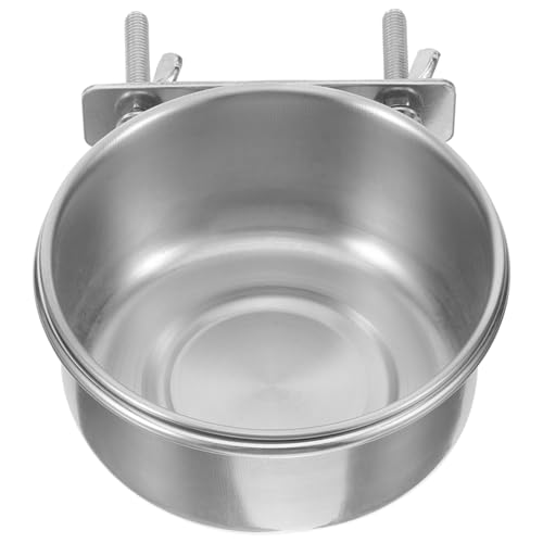 DOITOOL Vogelfutterspender für Käfig Papageien-futternapf Glasschale Wasserspender Aus Edelstahl Reinigen für Tauben Papageien Nymphensittiche DOITOOL Vogelfutterspender für Käfig Papageien-futternapf Glasschale Wasserspender Aus Edelstahl Reinigen für Tauben Papageien Nymphensittiche von DOITOOL