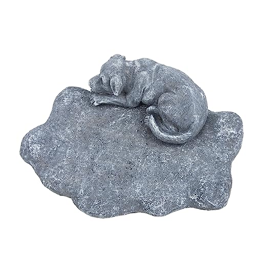 DOITOOL Gedenkstatue Für Haustiere Gedenkfigur Für Hunde Gedenktafel Für Haustiere Gedenkstein Für Hunde Kunstharz Grabstein Für Haustiere Tributstatue Für Haustiere Tierornament von DOITOOL