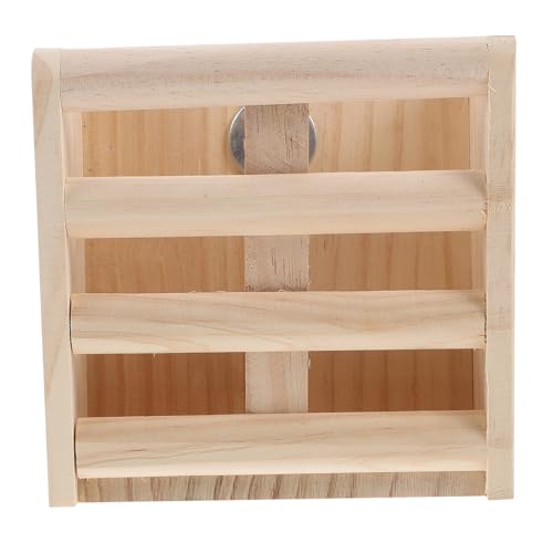 DOITOOL Heu-futterständer Fest Montiert Käfig-innenständer Glattes Holz Heuspender DOITOOL Heu-futterständer Fest Montiert Käfig-innenständer Glattes Holz Heuspender von DOITOOL