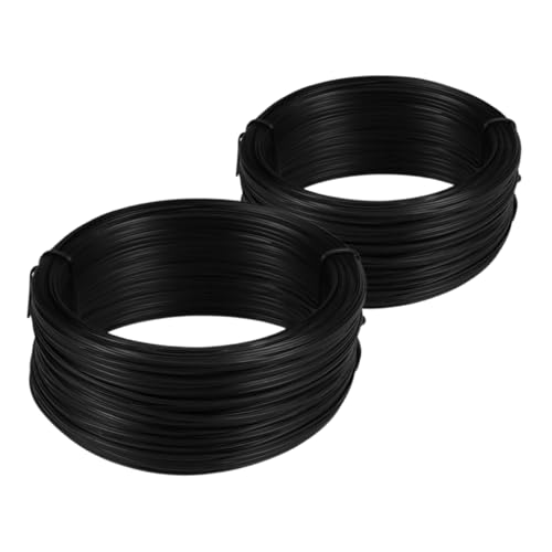 DOITOOL 2 Stücke Schwarz Beschichtet Garten Draht Bewehrungsstahl Binder Draht Spule 55 Meter Handwerk Biegsamen Draht für Gartenarbeit DOITOOL 2 Stücke Schwarz Beschichtet Garten Draht Bewehrungsstahl Binder Draht Spule 55 Meter Handwerk Biegsamen Draht für Gartenarbeit von DOITOOL