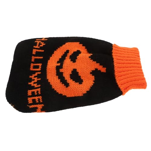 DOITOOL Atmungsaktiver Hundepullover Für Halloween Bequeme Haustierkleidung Bezauberndes Kürbis-Design von DOITOOL