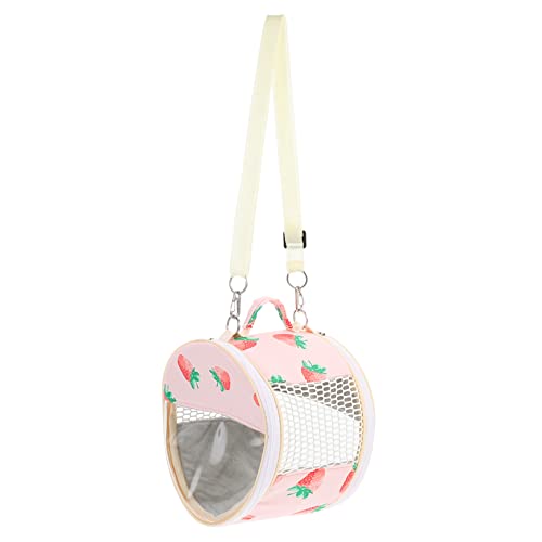 DOITOOL Hamster aus Tasche Hamsterträger Tragetasche Igel Ausgangstasche Mäuse Tasche Kleiner Haustierträger Papagei Tasche aus Kaninchenkäfig Outdoor-Tasche Reisen kleines Haustier Plüsch von DOITOOL