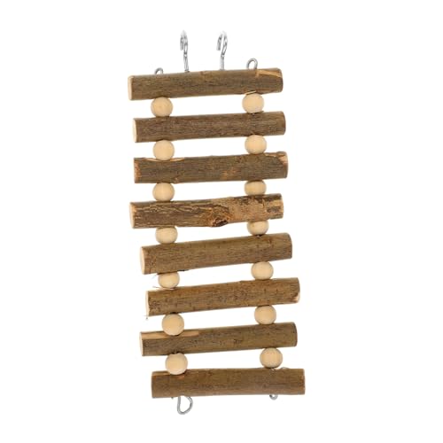 DOITOOL Papageien-kletterleiter Holz-Vogel-trittleiter Spielzeug Papageien-trainingsleiter Vogel-kletterleiter Für Heimvögel von DOITOOL