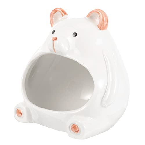 DOITOOL Hamsterversteck Aus Keramik Und Terrakotta Kühlendes Hamsterhaus Haustierfreundlich Komfortable Schlafumgebung von DOITOOL