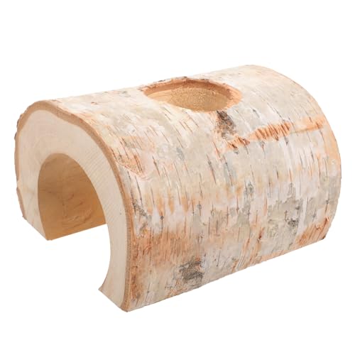 DOITOOL Robustes Holz-Hamster-versteck Tunnel Haustier-zubehör Natürliche Rinde Kauspielzeug Käfig- DOITOOL Robustes Holz-Hamster-versteck Tunnel Haustier-zubehör Natürliche Rinde Kauspielzeug Käfig- von DOITOOL
