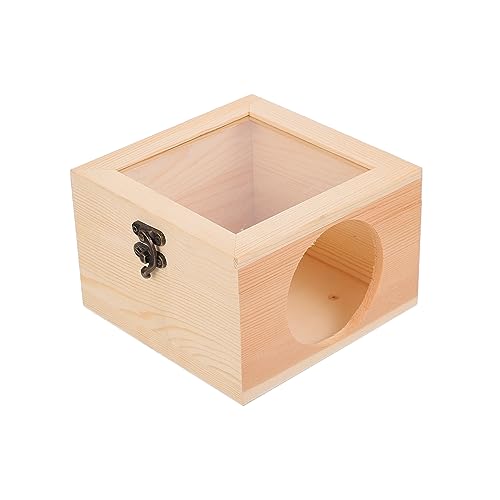 DOITOOL Hamsterhütte Haustierhaus Hamster-Schlafnest Hamsterkäfig Spielzeug Nesthütte für Haustiere Schlafnest für Haustiere Vogelnest Holzhaus Kleines schlafendes Nest hölzern DOITOOL Hamsterhütte Haustierhaus Hamster-Schlafnest Hamsterkäfig Spielzeug Nesthütte für Haustiere Schlafnest für Haustiere Vogelnest Holzhaus Kleines schlafendes Nest hölzern von DOITOOL