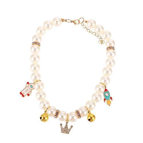 DOITOOL Katzenhalsband-Halskette Modisches Haustier-Accessoire Für Mädchen Dekorativ Und Sicher Für Den Komfort Ihres Haustieres DOITOOL Katzenhalsband-Halskette Modisches Haustier-Accessoire Für Mädchen Dekorativ Und Sicher Für Den Komfort Ihres Haustieres von DOITOOL