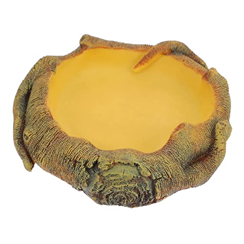 DOITOOL Reptilien-futterspender Chamäleon Gecko Eidechsen-Design Solide Und Porenfreie Reptilien-wasserschale Für Haustiere von DOITOOL
