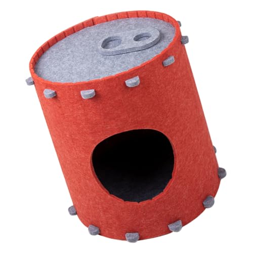 DOITOOL Isoliertes Katzenhaus Großes Katzenhaus Aus Filz in Form Eines Haustier-spielhauses Katzenschlafnest DOITOOL Isoliertes Katzenhaus Großes Katzenhaus Aus Filz in Form Eines Haustier-spielhauses Katzenschlafnest von DOITOOL