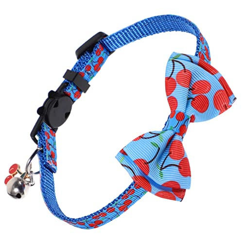 DOITOOL Katzenhalsband Aus Nylonmaterial Verstellbares Hundehalsband Dekoratives Kätzchenhalsband Haustierzubehör Verschleißfestes Halsband von DOITOOL