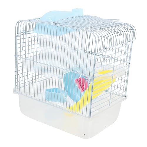 DOITOOL Großer Rattenkäfig Zwerghamsterkäfig-Burg Mit Zubehör – Doppelschichtiger Haustierkäfig Für Hamster Mäuse Rennmäuse von DOITOOL