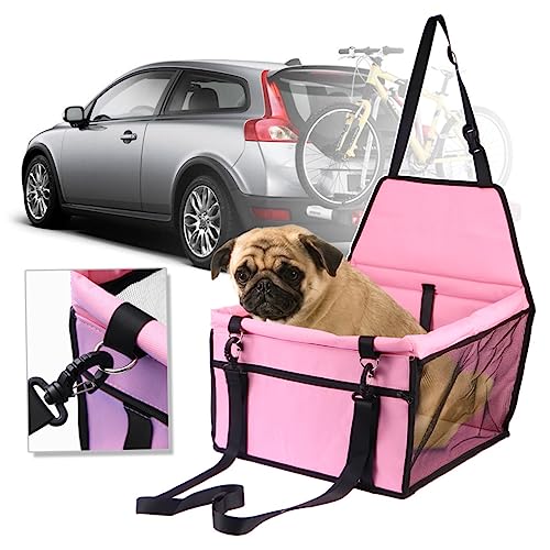 DOITOOL Pet Sicherheits-Sitz Tragetasche Für Hunde Und Katzen Atmungsaktives Netz Mit Verstärkten Stützstäben Für Reisen Im Auto Mit Leine Und Stauraum Für Snacks DOITOOL Pet Sicherheits-Sitz Tragetasche Für Hunde Und Katzen Atmungsaktives Netz Mit Verstärkten Stützstäben Für Reisen Im Auto Mit Leine Und Stauraum Für Snacks von DOITOOL