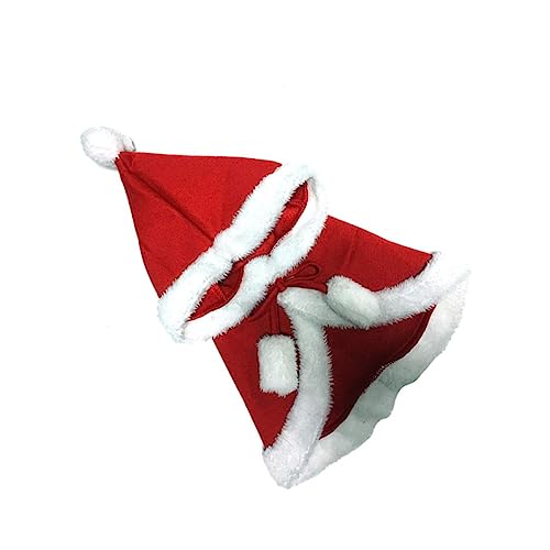 DOITOOL Hundekleidung Weihnachtsmantel für Haustiere Hundekostü mit Kapuze Wintermantel für Haustiere Poncho mit Kapuze Kleidung Kleider Hundeumhang Hundekostüme Halloween Schal DOITOOL Hundekleidung Weihnachtsmantel für Haustiere Hundekostü mit Kapuze Wintermantel für Haustiere Poncho mit Kapuze Kleidung Kleider Hundeumhang Hundekostüme Halloween Schal von DOITOOL