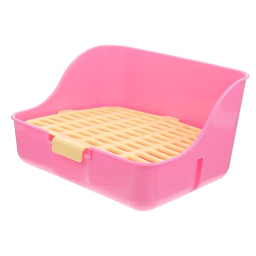 DOITOOL Potty Trainer Für Kleine Haustiere Pinke Kaninchentoilette Kompakte Und Tragbare Toilette Mit Abgerundeten Kanten Für Innenräume Und Haustierkäfige DOITOOL Potty Trainer Für Kleine Haustiere Pinke Kaninchentoilette Kompakte Und Tragbare Toilette Mit Abgerundeten Kanten Für Innenräume Und Haustierkäfige von DOITOOL