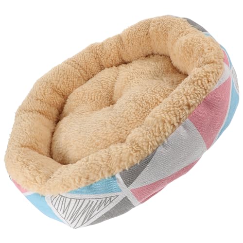 DOITOOL Wärmekomfortbett Rund Donut-haustierbett Matte Haustierunterlage Plüsch Für Den Innenbereich DOITOOL Wärmekomfortbett Rund Donut-haustierbett Matte Haustierunterlage Plüsch Für Den Innenbereich von DOITOOL