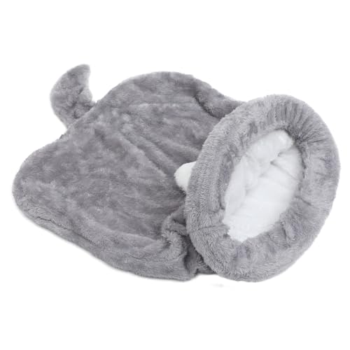 DOITOOL Bequemes Katzenbett Hundehütte Schlafsack für Haustiere Katzenbett Größe M von DOITOOL