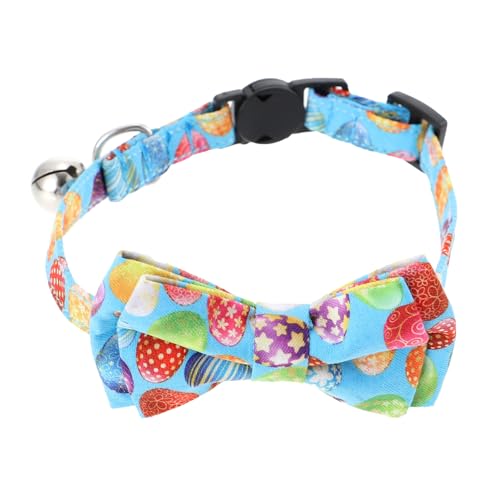 DOITOOL Katzenhalsband Mit Osterhasen- Und Karottenmotiv Dekorative Schleife Polyester Kätzchen-Accessoire Für Besondere Anlässe DOITOOL Katzenhalsband Mit Osterhasen- Und Karottenmotiv Dekorative Schleife Polyester Kätzchen-Accessoire Für Besondere Anlässe von DOITOOL