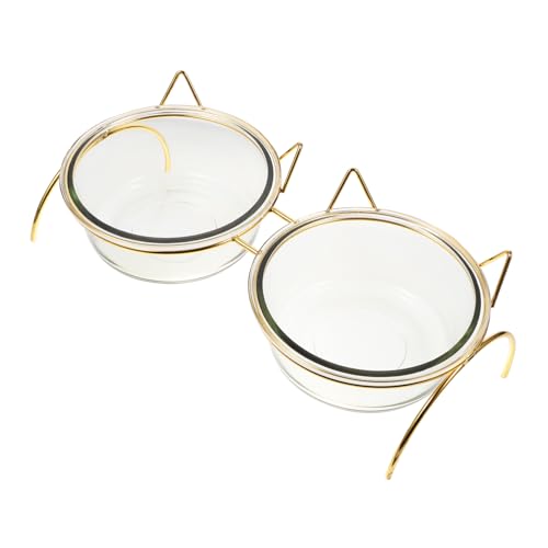 DOITOOL Katzennapf-Set Katzennäpfe rutschfest Der Hund Glas DOITOOL Katzennapf-Set Katzennäpfe rutschfest Der Hund Glas von DOITOOL