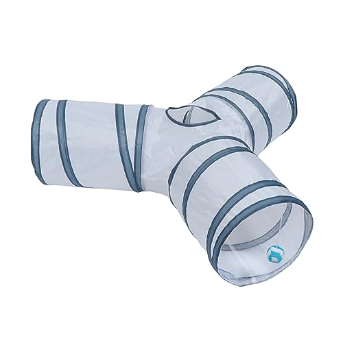 DOITOOL Katzentunnel Katzenzelt Welpenspielzeug Katzenhöhle Spielzeug Indoor-Spielzeug Spielzeuge Zusammenklappbarer Haustiertunnel Tunnelspielzeug für Welpen der Hund Gang Polyester Weiß DOITOOL Katzentunnel Katzenzelt Welpenspielzeug Katzenhöhle Spielzeug Indoor-Spielzeug Spielzeuge Zusammenklappbarer Haustiertunnel Tunnelspielzeug für Welpen der Hund Gang Polyester Weiß von DOITOOL