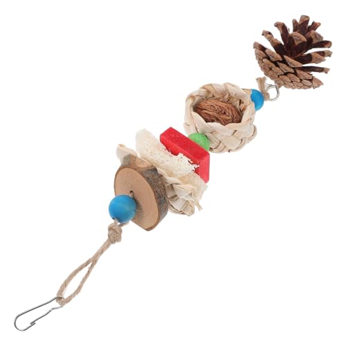 DOITOOL Papagei Futtersuche Schredder Spielzeug Hängen Vogel Kauen Spielzeug Natürliche Holz Vogel Käfig Zubehör DOITOOL Papagei Futtersuche Schredder Spielzeug Hängen Vogel Kauen Spielzeug Natürliche Holz Vogel Käfig Zubehör von DOITOOL