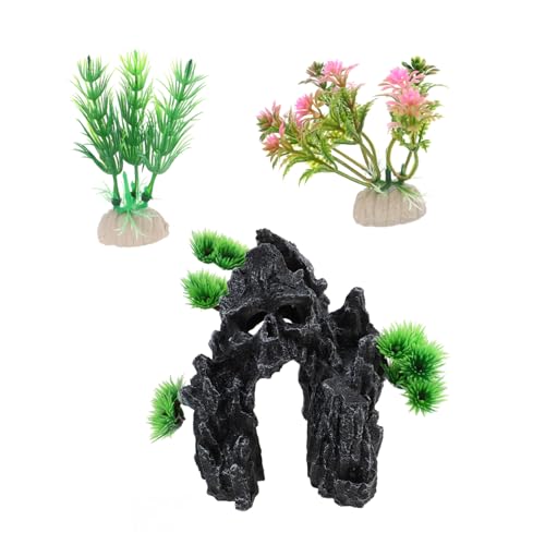 DOITOOL Höhle Harz Reptil Versteck Dekorative Spinne Und Hamster Hideaway Schlange Tank Decor von DOITOOL